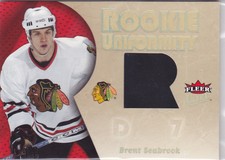 2005 05-06 Ultra Rookie Uniformity Patches #RUPBS Brent Seabrook 1/35