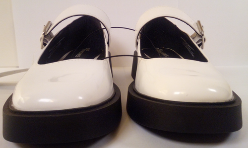 NWT No Boundaries Women's White Chunky Mary Jane Shoes Sizes 6 7 8 11 - Picture 2 of 9