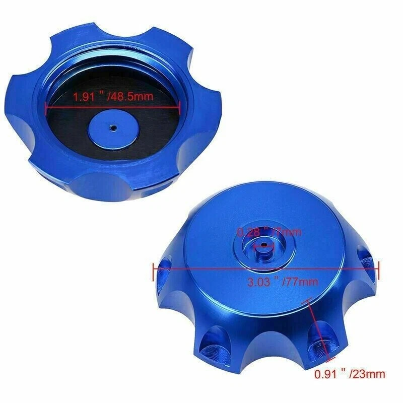 Piezas de tapa del tanque de combustible de gasolina para motos Dirt Pit 85cc 125cc Honda CR85 CR85RB CR125R Foto 2 de 2