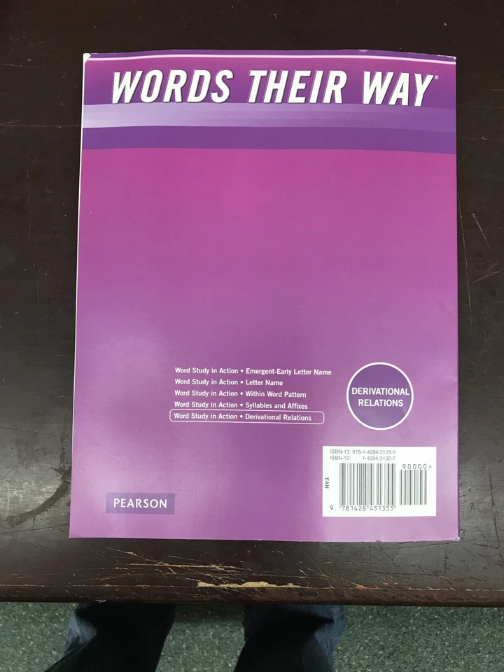 Words Their Way Word Study in Action DERIVATIONAL RELATIONS  Workbook Education - Image 2 of 3
