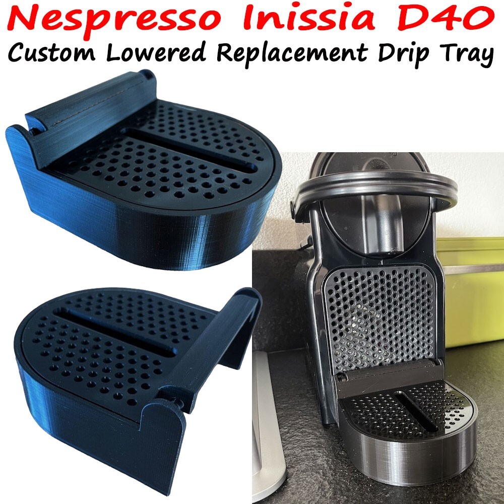 Replacement Drip Tray & Capsule Holder For Nespresso Inissia C40 Coffee Machine
