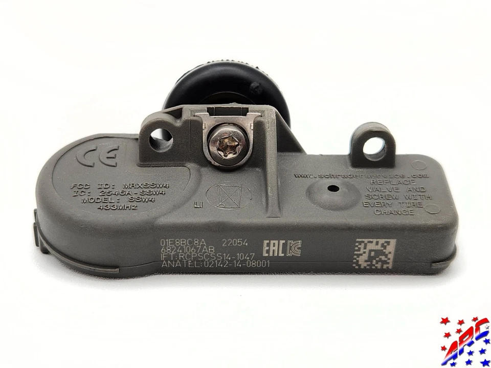 Complete Genuine OEM Chrysler Dodge Jeep TPMS Tire Pressure Sensor 68241067AB - Image 2 of 2