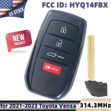 New Proximity Remote Smart Key For 2021 2022 2023 Toyota Venza Fob Hyq14fbx-3041