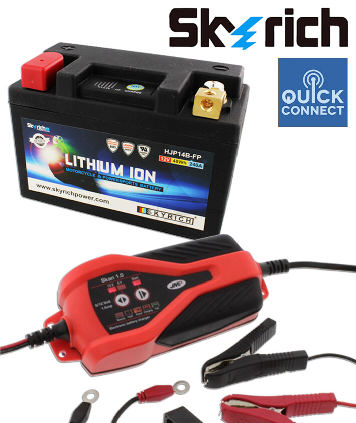 Kawasaki ZX-10R 1000 J Ninja 2014 Skyrich Lithium Ion Battery