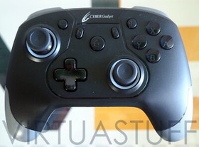 Cyber Gadget HG Wireless Controller Black Gamepad Switch, RetroFreak, PC, tested
