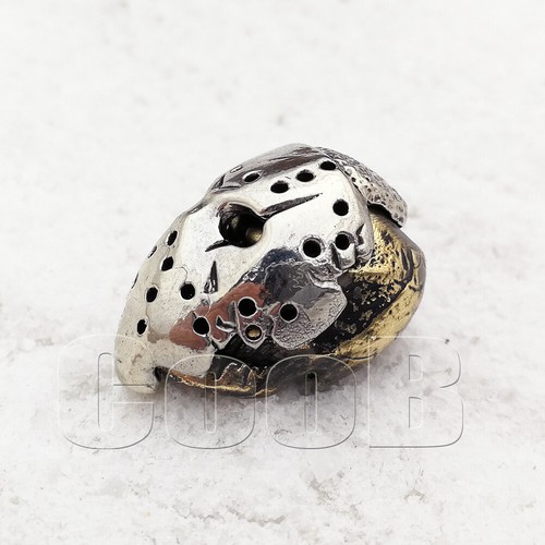 Paracord Bead Beads Charm for Knife Lanyard KeyChain JASON VOORHEES SKULL Mask - Picture 8 of 11