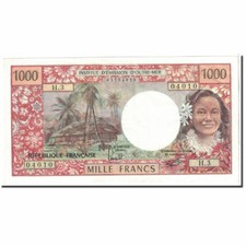 #120523 Geldschein, Tahiti, 1000 Francs, 1977, Undated, KM:27b, UNZ-