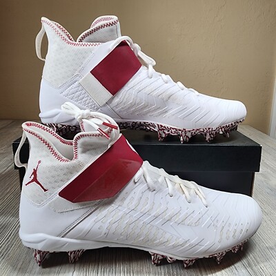 Nike Jordan Alpha Menace Pro 2 Oklahoma PE White Mens Size 14 New BV3951-933