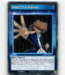 Heart of a Warrior SBC1-ENS10 Common 1st Edition Yu-Gi-Oh! Speed Duel