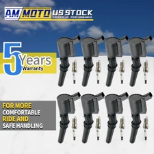 8pcs Ignition Coil Pack and 8pcs Spark Plug For Ford F-150 4.6L DG508 SP493