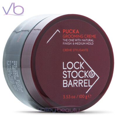 Lock Stock & Barrel Pucka | Medium Hold Natural Shine Grooming Cream for Men