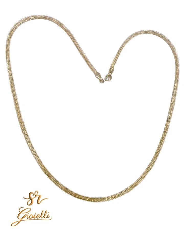 Collana Uomo 20 Pollici Acciaio Inox Con Ciondolo Aquila Placcato Oro 58mm – Regalo In Scatola - Foto 3