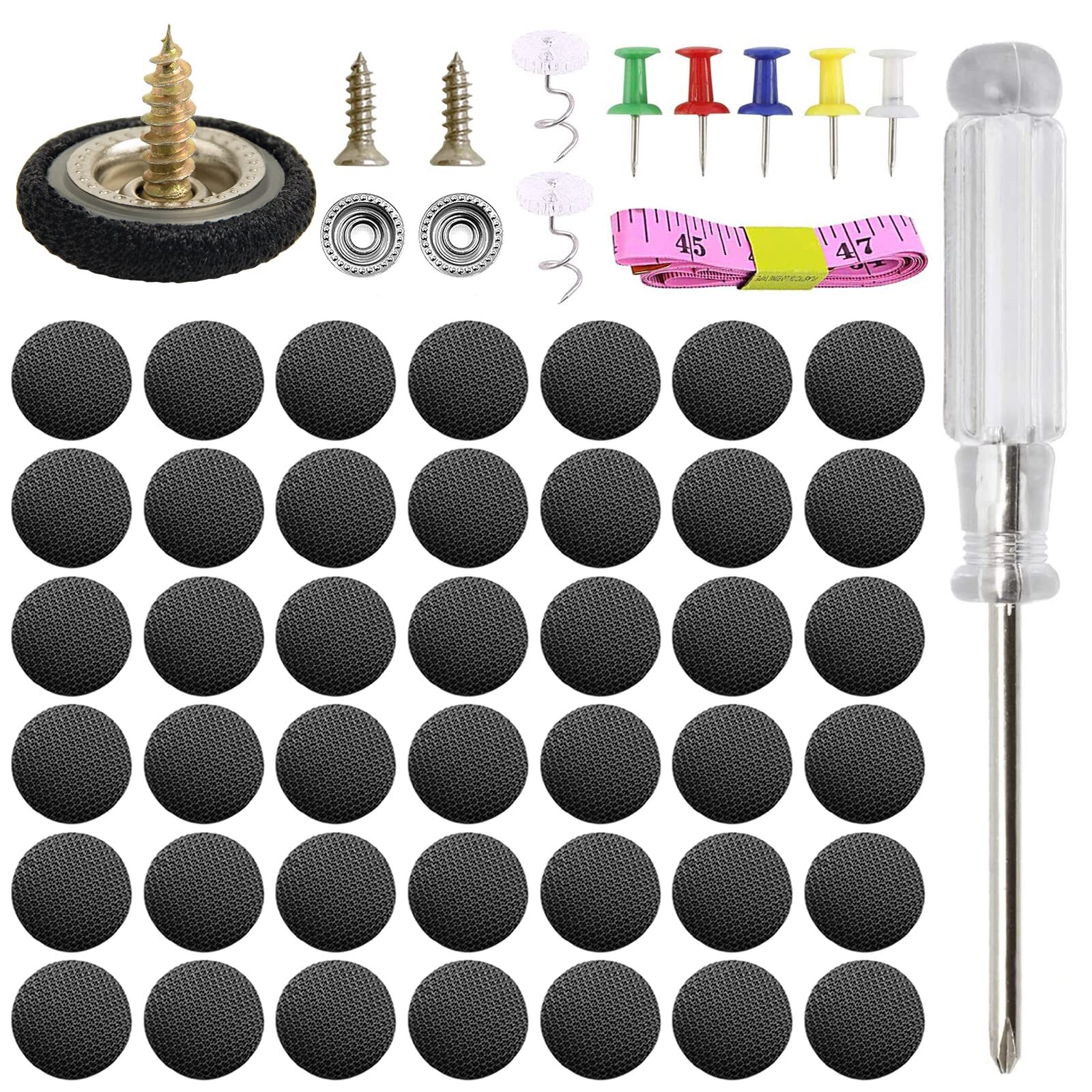 402Pcs Car Roof Headliner Repair Kit Auto Roof Snap Rivets Retainer 80pcs Riv...