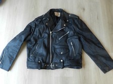 Vintage Cherry Leather Jacket Men's 48 Lined USA London Paris 70s 80s 90s?