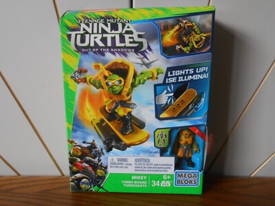 MIKEY TURBO BOARD Mega Bloks Spielset TEENAGE MUTANT NINJA TURTLES, TMNT