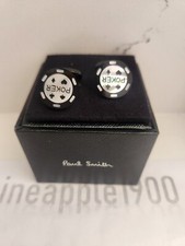 NIB Paul Smith Metal CUFFLINKS Poker