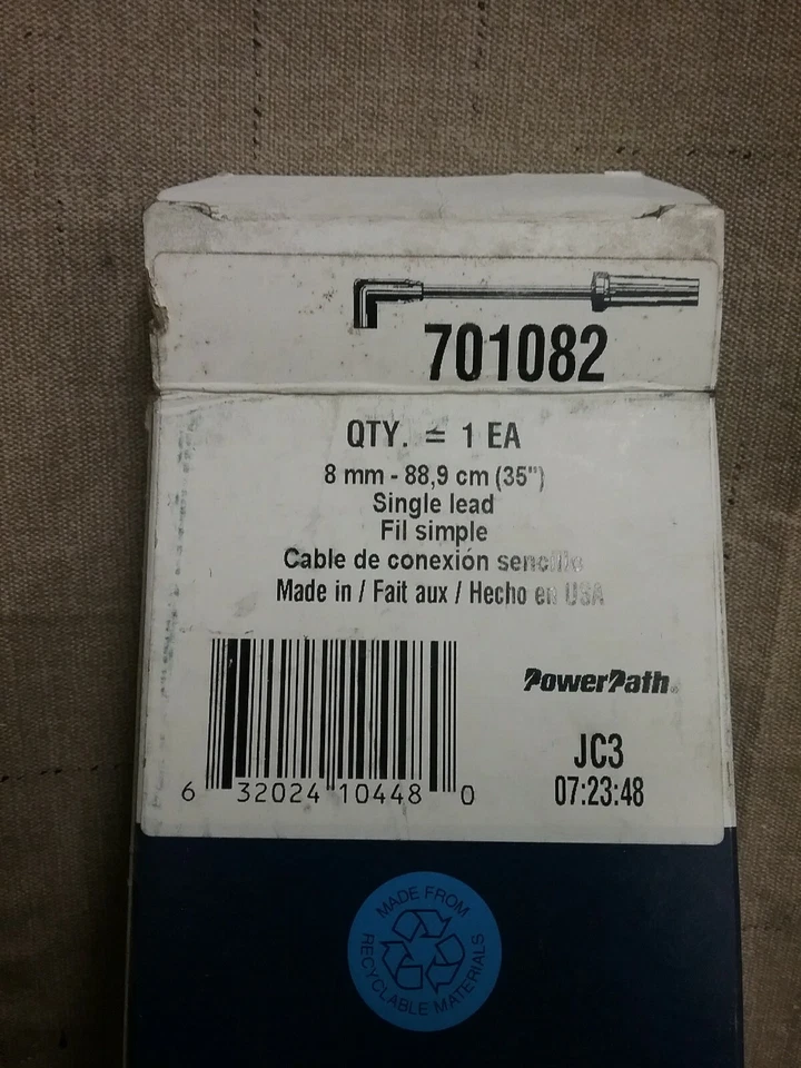 PowerPath 701082 Ignition Single Lead 8mm - 35" Foto 2 de 2