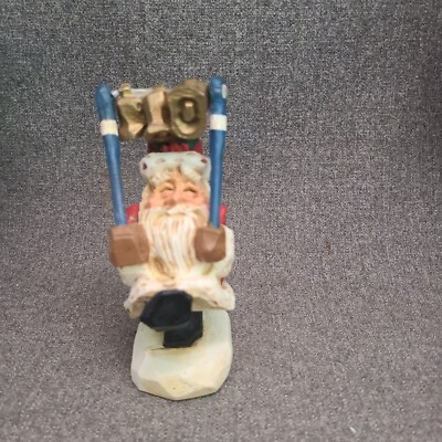 David Frykman Santa Christmas 1995 Holding Bell Ringer Figurine | eBay