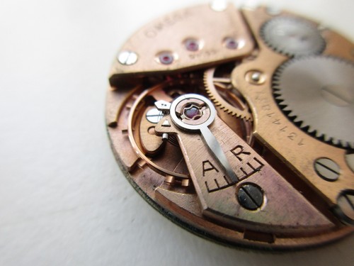 Omega cal. 265 Swiss watch movement dial & hands - running - Picture 3 of 5