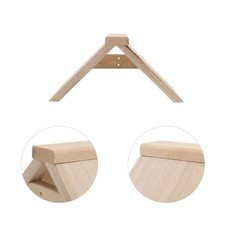 2PCS Wooden Pigeon Perch Rest Stand for Pet Birds Durable Bird Supplies