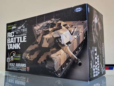 東京マルイ RCバトルタンク Tiger I M1A2 ABRAMS 1/24 Tokyo Marui R/C Toy Battle Tank 1/24 M1A2 Abrams Desert Storm