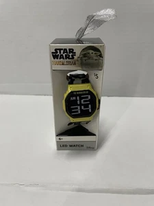 Star Wars Mandalorian Children's Watch NEW Ages 6+ LED Watch
