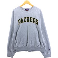 Vintage 2000'S Champion Reverse Weave Green Bay Packers Logo Sweatshirt Men'...