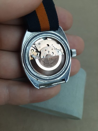 Vintage Mens 1970s Elgin Automatic Divers Watch 333 Feet 10 Atmos Tested - Picture 15 of 24