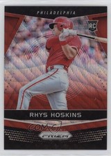 2018 Panini Chronicles Prizm Ruby Wave 25/199 Rhys Hoskins #12 qf6