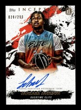 JAHZARE JACKSON 2021 Topps Inception Overtime Elite OTE #IA-JJ2 RC Auto SP /200