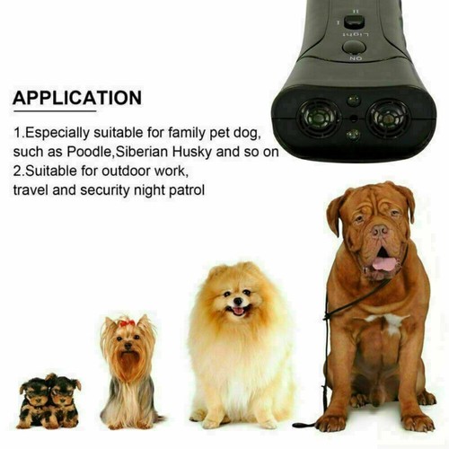 AU Anti Bark Device Ultrasonic Dog Barking Control Stop Repeller Trainer Tool - Picture 2 of 7