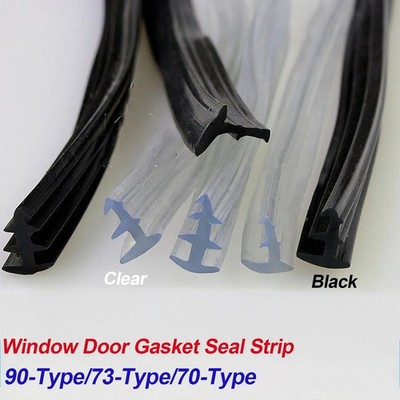 uPVC Door Window Gasket Seal Strip Glass Fixed Repair Seal Waterproof Shockproof