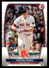 2023 Topps Bowman Triston Casas #2 Boston Red Sox  Rookie MLB Baseball