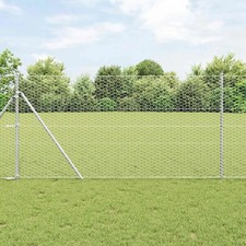 WALPLUS Hexagon Fence Silver 1.4x50 m Galvanised Steel Chicken Wire Net 2.08 per metre