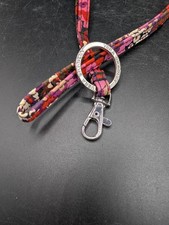 Vera Bradley Lanyard Neck Keyring Cotton