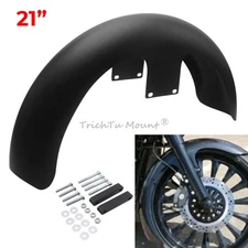 Matte Black 21" Wrap Front Fender For Harley  Electra Glide Ultra Classic 94-13