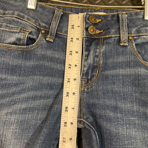 Charlotte Russe Embellished Jeans Bootcut Low Rise Denim Jeans Women's Size 6 - Picture 6 of 9