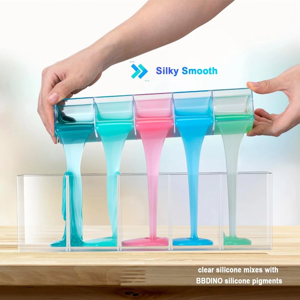  Silicona súper suave 00-30 líquido adicional súper suave goma de silicona transparente   Foto 3 de 4