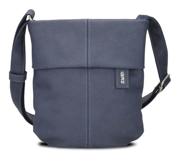 Zwei Mademoiselle.M M45 UmhäNgetasche Tasche Nubuk-Blue Dunkelblau Neu-image