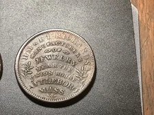 Three Hard Times Tokens - Richards Jewelers, Merchant Exchange, Jackson