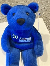 1999 SALVINO'S BAMMERS DENVER BRONCOS TERRELL DAVIS 30 BEAN BAG PLUSH BEAR NEW