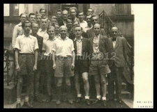 Photo, visit to the engineering school in Dresden, portrait of the...