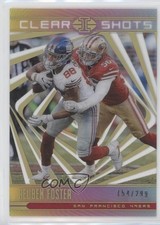 2018 Panini Illusions Clear Shots Gold 154/299 Reuben Foster #CS-RF 7l6