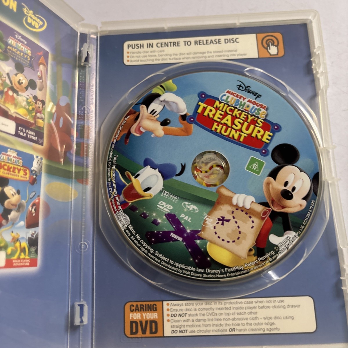 Mickey Mouse Clubhouse-Mickey's Treasure Hunt (DVD, 2006) for sale