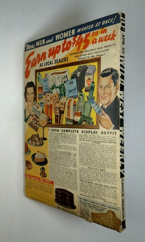 Wild West Weekly Pulp Apr 22 1939 Vol. 127 #5 VG - Picture 2 of 3