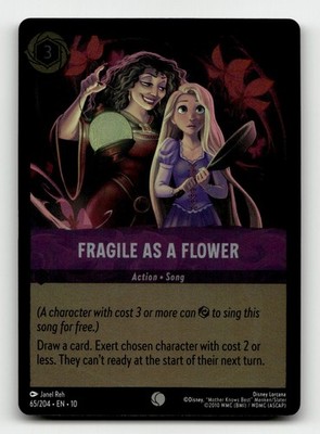 Fragile as a Flower 65/204 Whispers in the Well Cold Foil