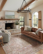 Loloi Magnolia Home Joanna Gaines Millie MIE-04 Sunset Multi Accent Rug