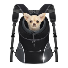 YUDODO Dog Front Carrier Backpack, Adjustable Breathable Pet Carrier for Smal...