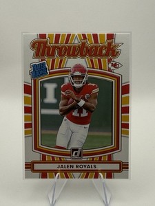 2025 Donruss Jalen Royals Throwback Rated Rookie