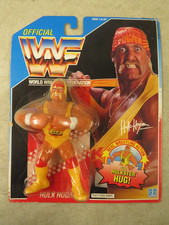 1990 Hulk Hogan WWE WWF Wrestling 4" Figure Hasbro MOC